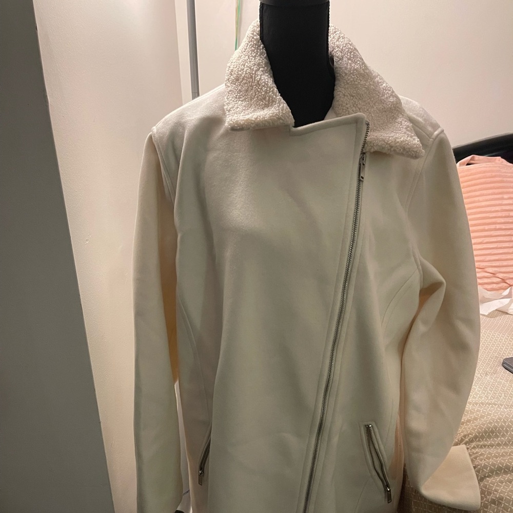 NWT Cream Coat size XXL